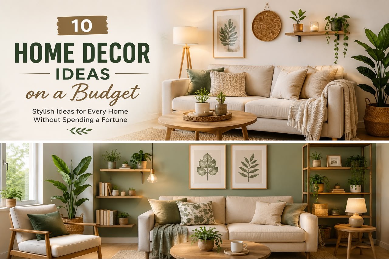 Home Decor Ideas on a Budget: 10 Easy Ways to Style Your Home