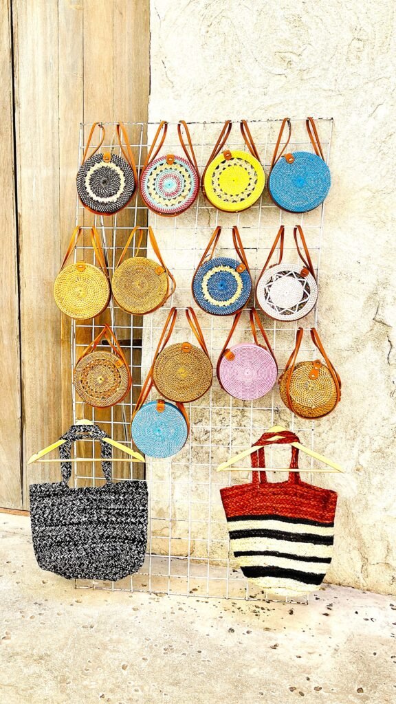Hanging storage bags for organising everyday essentials