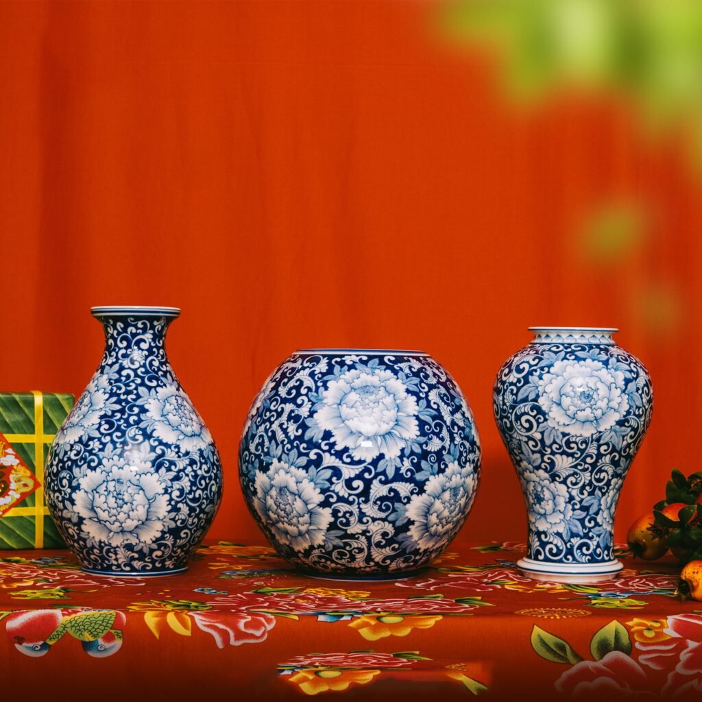 Three vintage decorative sets